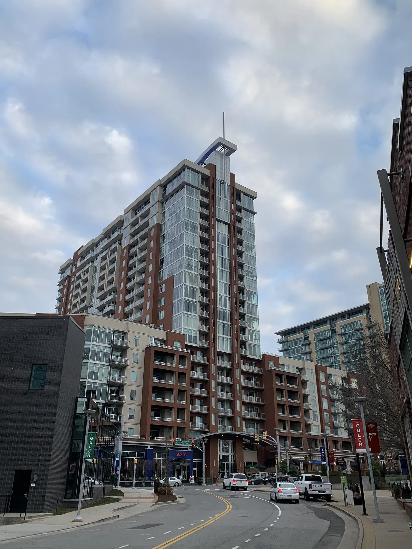 Residential tower in The Gulch, Nashville